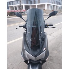Motocam Arora Zrx 200 Ön Cam 2022 Model 65CM Siyah Renkli 4mm Orta Boylu