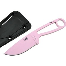 İlk El Grup Ieg™ Izula Esee 51455PNK Pembe Kamp Bıçağı 16 cm - Komple Metal, Plastik Kılıflı