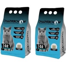 Hakay 10 Lt Sabun Kokulu Ince Tane Topaklanan Kedi Kumu - 2 Adet