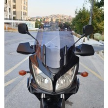 Motocam Suzuki V-Strom Dl 1000 Ön Cam 2004-2010 Model 45CM Füme Renkli 4mm