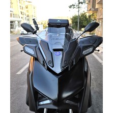 Motocam Yamaha Xmax Ön Cam 2023-2026 Model 36CM Şeffaf Renkli 4mm Sportif