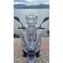 Motocam Yuki Xway 125 Ön Cam 2023-2026 Model 75CM Şeffaf Renkli 4mm Uzun