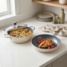 Matmel Kitchen Toscana Chef 3 Parça Tava Karnıyarık Tencere Seti - 26 cm