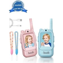 Hakay 50 Metre Menzil, Şarj Edilebilir El Telsizi, Görüntülü Konuşma