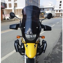 Motocam Bmw F 650 Gs Ön Cam ( 3 Delikli ) 1999-2003 Model 58CM Siyah Renkli 4mm