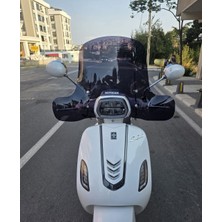 Motocam Arora Safari 125 Ön Cam 2021-2026 Model 37CM Siyah Renkli 4mm Elcikli Aparatsız