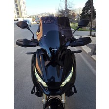 Motocam Honda Adv 350 Ön Cam 2023-2026 Model 43CM Siyah Renkli 4mm Sportif