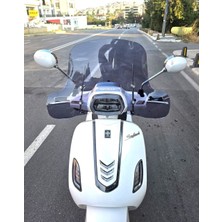 Motocam Arora Safari 125 Ön Cam 2021-2026 Model 37CM Füme Renkli 4mm Elcikli Aparatsız