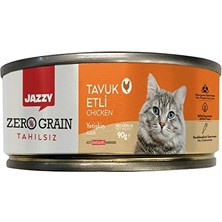 2 Adet Jazzy Kedi Maması Tavuklu 90 gr