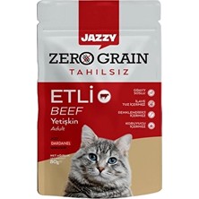 2 Adet Jazzy Kedi Maması Etli 80 gr