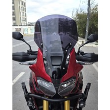 Motocam Honda Africa Twin Crf 1000 Ön Cam 2016-2020 Model 55CM Siyah Renkli 4mm Uzun