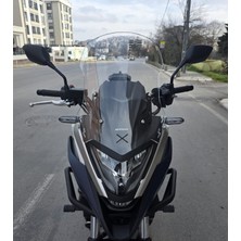 Motocam Honda Nc 700 750 x Ön Cam 2021-2024 Model 50CM Şeffaf Renkli 4mm Orta Boylu