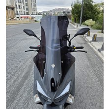 Motocam Volta Apec Apx5 Ön Cam 2023-2026 Model 78CM Siyah Renkli 4mm Uzun