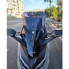 Motocam Honda Forza 250 Ön Cam 2021-2026 Model 60CM Siyah Renkli 4mm Iade Yoktur