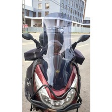Motocam Honda Pcx Ön Cam 2014-2017 Model 83CM Füme Renkli 4mm Uzun