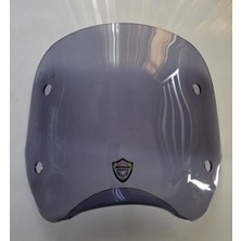 Motocam Piaggio Beverly 500 Ön Cam Uzatma 2001-2007 Model 34CM Füme Renkli 4mm Aparatsız