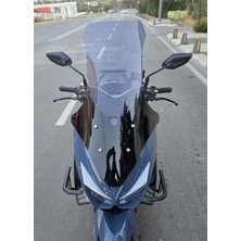 Motocam Küba Newcity 50 Ön Cam 2023-2026 Model 78CM Füme Renkli 4mm Uzun