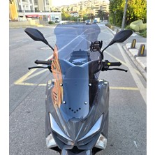 Motocam Volta Revolt Rsx4 Ön Cam 2022-2026 Model 75CM Füme Renkli 4mm