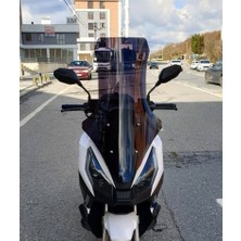 Motocam Volta Apec Apx7 Ön Cam 2025-2026 Model 78CM Siyah Renkli 4mm Uzun