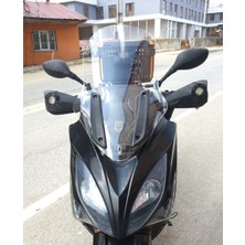 Motocam Kymco Xciting 250 R Ön Cam 2010-2011 Model 72CM Şeffaf Renkli 4mm Uzun