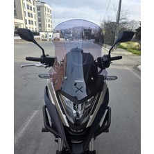 Motocam Honda Nc 700 750 x Ön Cam 2021-2024 Model 50CM Füme Renkli 4mm Orta Boylu