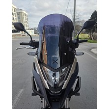 Motocam Honda Nc 700 750 x Ön Cam 2021-2024 Model 50CM Siyah Renkli 4mm Orta Boylu