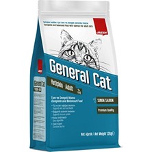 4 Adet Jazzy General Cat Yetişkin Kedi Maması Somonlu 1.2 kg