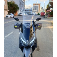 Motocam Arora Max T Ön Cam 2022-2026 Model 78CM Şeffaf Renkli 4mm Uzun