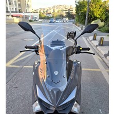 Motocam Volta Revolt Rsx4 Ön Cam 2022-2026 Model 65CM Şeffaf Renkli 4mm Orta Boylu