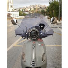 Motocam Rks Pride 125 Ön Cam 2023-2026 Model 39CM Füme Renkli 4mm Elcikli Aparatsız