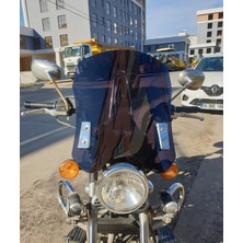 Motocam Küba Süperlight 200 Ön Cam 2008-2026 Model 53CM Siyah Renkli 4mm Aparatsız