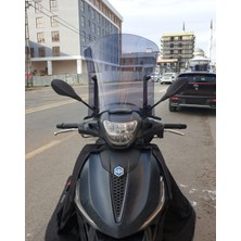 Motocam Piaggio Beverly 400 Ön Cam 2021-2026 Model 44CM Füme Renkli 4mm