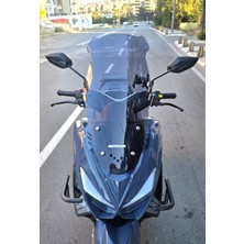Motocam Küba Newcity 50 Ön Cam 2023-2026 Model 65CM Füme Renkli 4mm