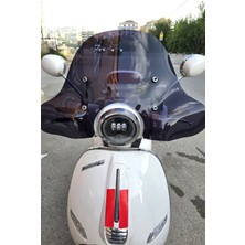 Motocam Küba Master mt 50 Ön Cam 2021-2026 Model 45CM Siyah Renkli Elcikli Aparatsız
