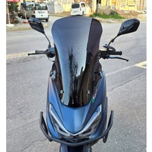 Motocam Küba Newlight 125 Pro Ön Cam 2023-2026 Model 58CM Siyah Renkli 4mm Orijinal Boylu
