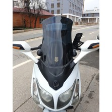 Motocam Sym Gts Evo 250 Ön Cam 2006-2015 Model 63CM Siyah Renkli 4mm 10CM Daha Uzun