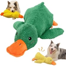 Hakay Sesli Peluş Ördek Köpek Oyuncağı, 45 Cm, Dayanıklı ve Eğlenceli