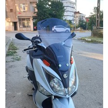 Motocam Sym Joymax 250 I Ön Cam 2013-2016 Model 65CM Füme Renkli 4mm Orta Boylu