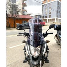 Motocam Honda Nc 700 750 x Ön Cam 2016-2020 Model 50CM Füme Renkli 4mm Orta Boylu