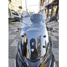 Motocam Piaggio Mp3 530 Ön Cam 2023-2026 Model 72CM Şeffaf Renkli 4mm Uzun