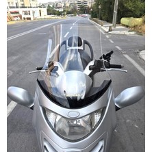 Motocam Kymco Grand Dink Ön Cam 2002-2013 Model 47CM Şeffaf Renkli 4mm