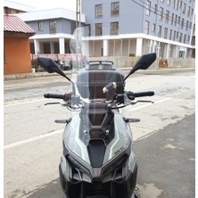Motocam Mondial Ressivo 250 Ön Cam 2023-2026 Model 75CM Şeffaf Renkli 4mm Uzun