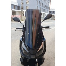 Motocam Kanuni Seha 250 Ön Cam 2022-2026 Model 65CM Siyah Renkli 4mm Orta Boylu
