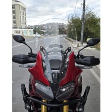 Motocam Honda Africa Twin Crf 1000 Ön Cam 2016-2020 Model 55CM Şeffaf Renkli 4mm Uzun