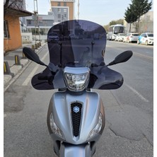 Motocam Piaggio Medley S 150 Ön Cam 2021-2026 Model 56CM Siyah Renkli Elcikli Aparatsızdır