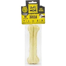 Hakay Gerçek Deriden Yapılmış Pres Kemik - 15 Cm, Beyaz Renk