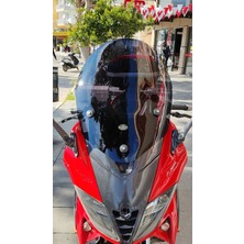 Motocam Gilera Nexus 500 Ön Cam 2004-2008 Model 58CM Siyah Renkli 4mm