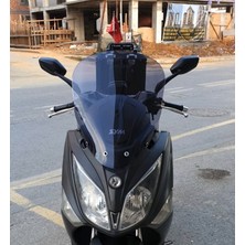 Motocam Sym Joymax 250 I Ön Cam 2013-2016 Model 54CM Füme Renkli 4mm Sportif