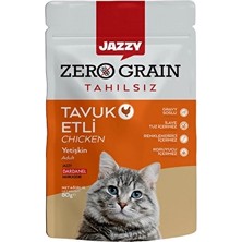 2 Adet Jazzy Kedi Maması Tavuklu 80 gr