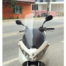 Motocam Suzuki Burgman 125 Ön Cam 2006-2013 Model 61CM Şeffaf Renkli 4mm